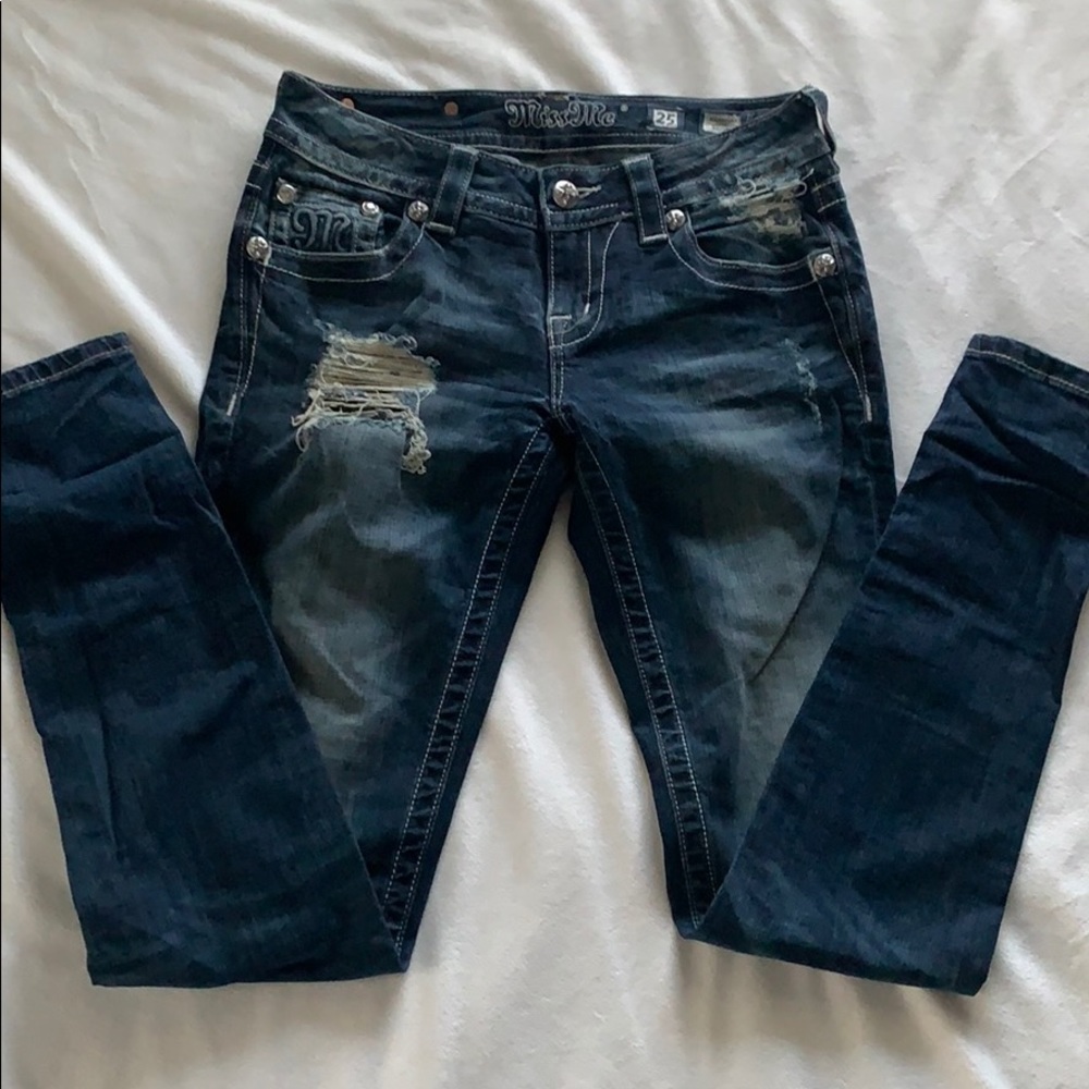 Miss Me Distressed Skinny Jeans